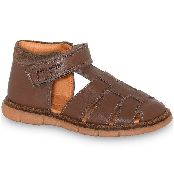 Pom Pom Sandal Classicâ¢ Velcro Latte - Str. 28